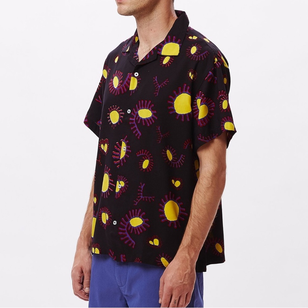 Obey Duster SS Men’s Button Up Shirt Medium